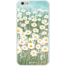 Coque iPhone 6 Plus / 6s Plus - Silicone rigide blanc Flower Field Art