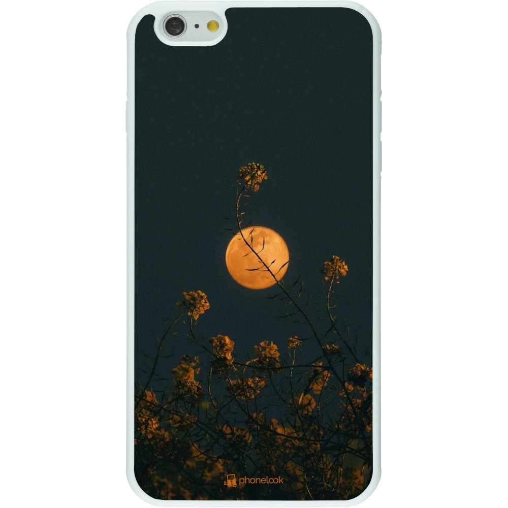 Coque iPhone 6 Plus / 6s Plus - Silicone rigide blanc Moon Flowers