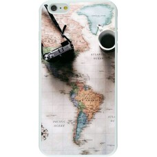 Coque iPhone 6 Plus / 6s Plus - Silicone rigide blanc Travel 01