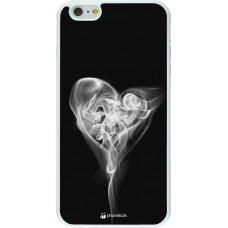 Hülle iPhone 6 Plus / 6s Plus - Silikon weiss Valentine 2022 Black Smoke