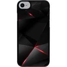 Coque iPhone 7 / 8 / SE (2020, 2022) - Black Red Lines