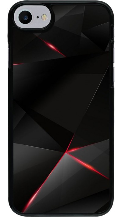 Coque iPhone 7 / 8 / SE (2020, 2022) - Black Red Lines