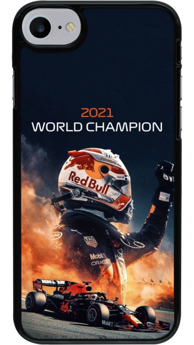 Coque iPhone 7 / 8 / SE (2020, 2022) - Max Verstappen 2021 World Champion