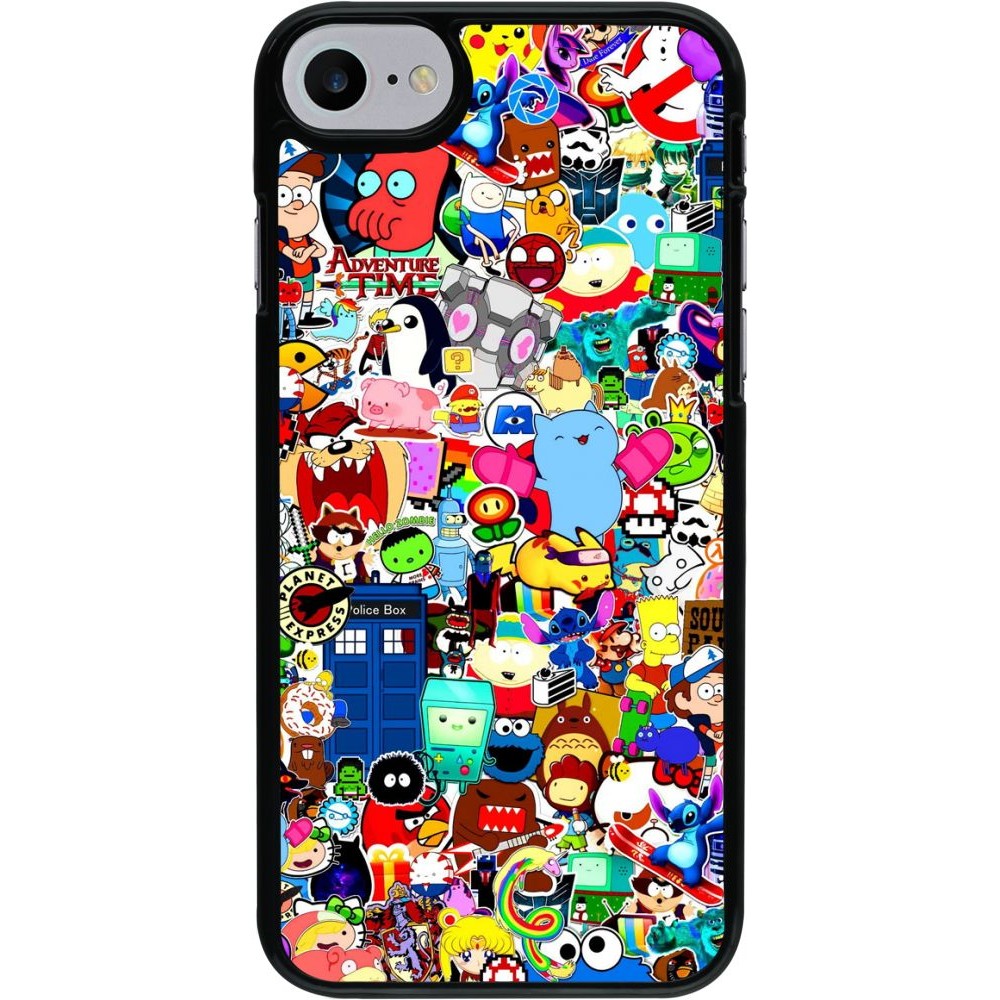 Coque iPhone 7 / 8 / SE (2020, 2022) - Mixed cartoons