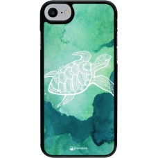 Coque iPhone 7 / 8 / SE (2020, 2022) - Turtle Aztec Watercolor