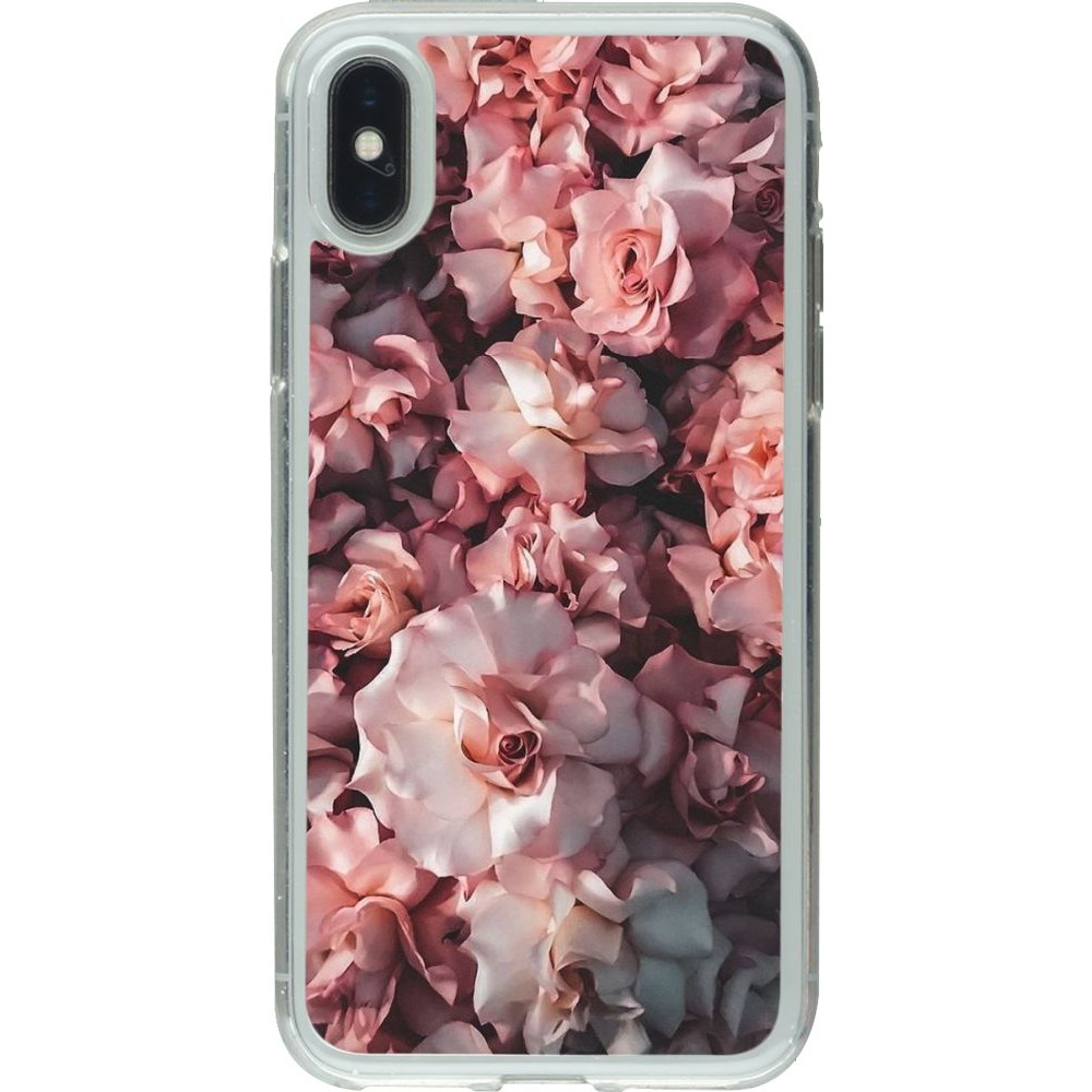 Coque iPhone X / Xs - Gel transparent Beautiful Roses