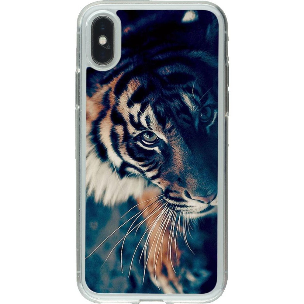Coque iPhone X / Xs - Gel transparent Incredible Lion