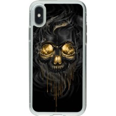 Coque iPhone X / Xs - Gel transparent Skull 02