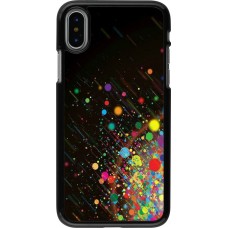 Coque iPhone X / Xs - Abstract bubule lines