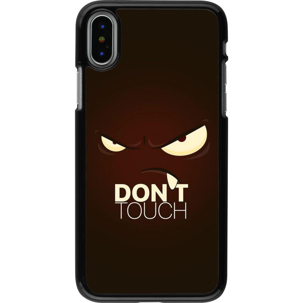 Coque iPhone X / Xs - Angry Dont Touch
