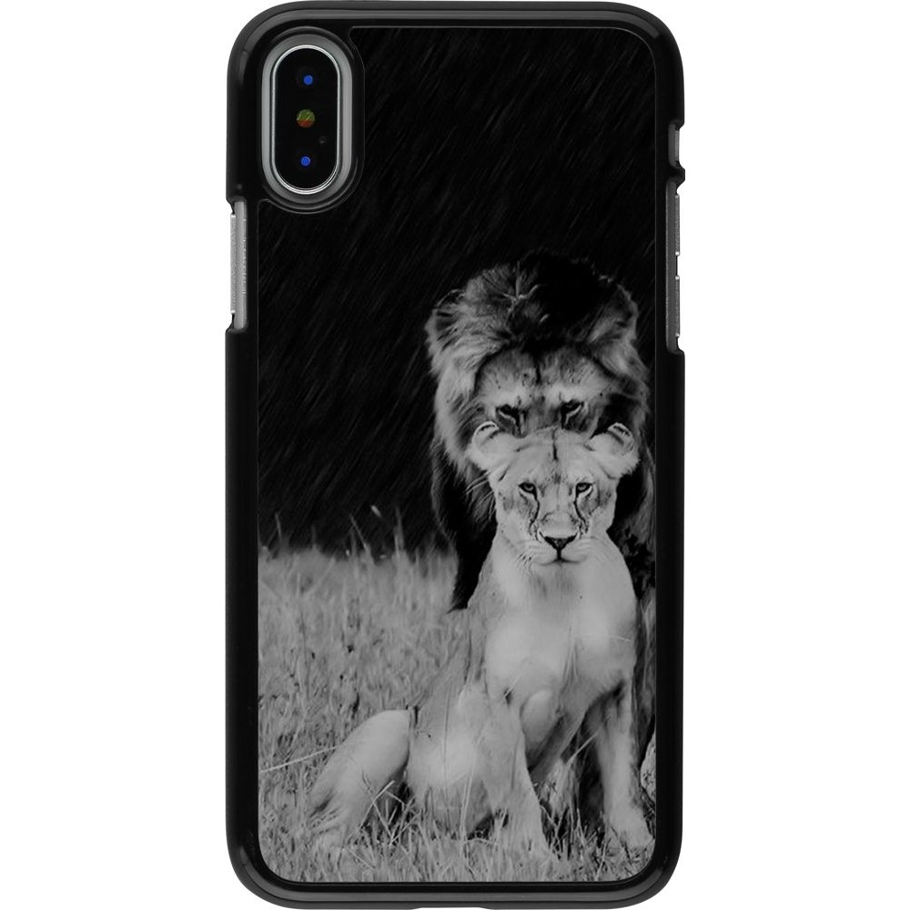 Coque iPhone X / Xs - Angry lions