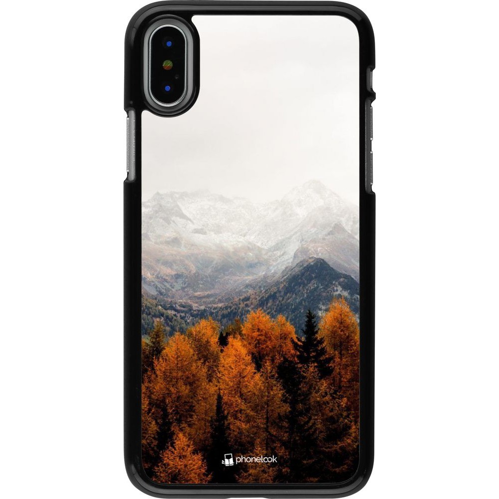 Coque iPhone X / Xs - Autumn 21 Forest Mountain