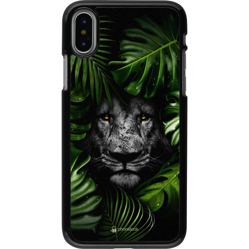 Coque iPhone X / Xs - Forest Lion