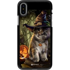 Coque iPhone X / Xs - Halloween 21 Witch cat