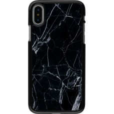 Coque iPhone X / Xs - Marble Black 01