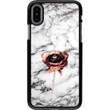 Coque iPhone X / Xs - Marble Rose Gold