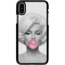 Coque iPhone X / Xs - Marilyn Bubble