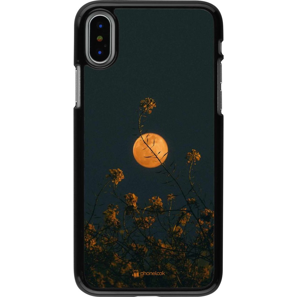 Coque iPhone X / Xs - Moon Flowers
