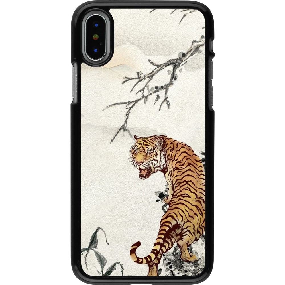 Coque iPhone X / Xs - Roaring Tiger