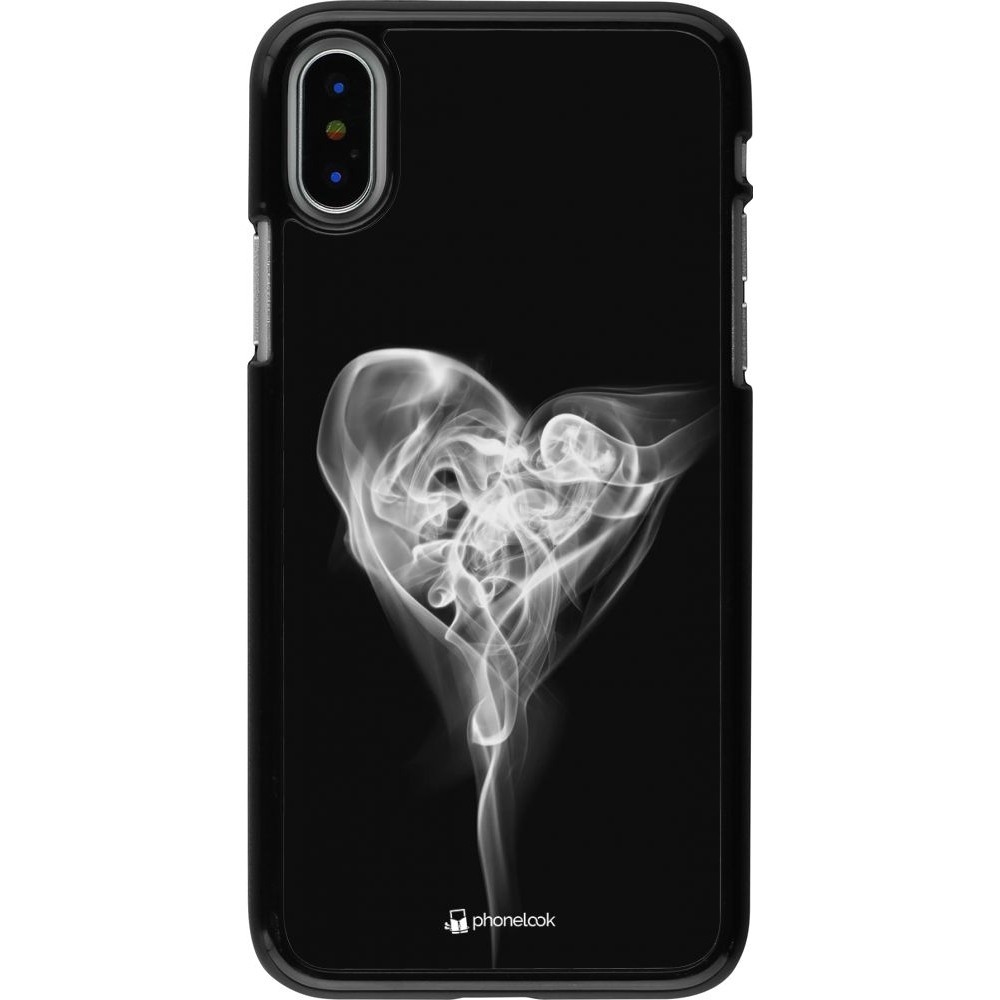 Coque iPhone X / Xs - Valentine 2022 Black Smoke