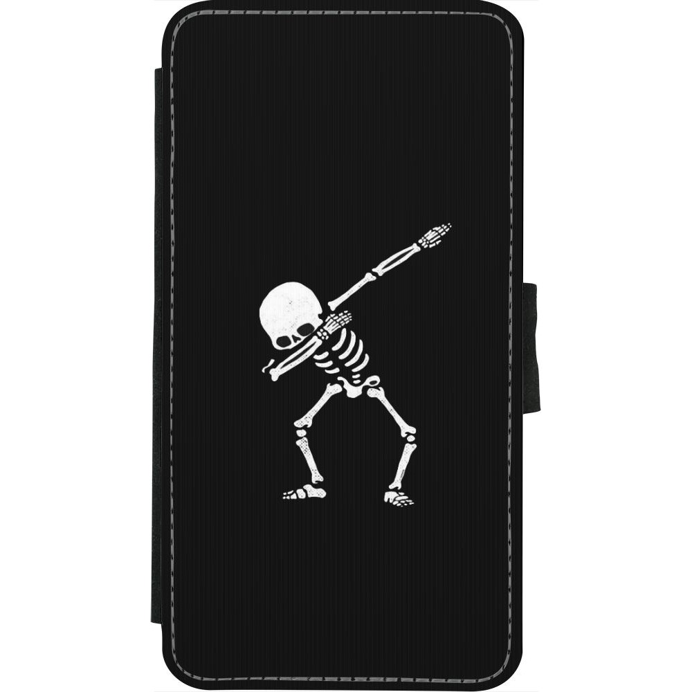 Coque iPhone X / Xs - Wallet noir Halloween 19 09