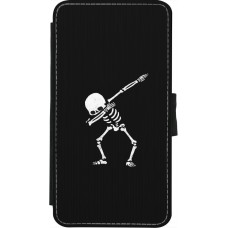 Coque iPhone X / Xs - Wallet noir Halloween 19 09