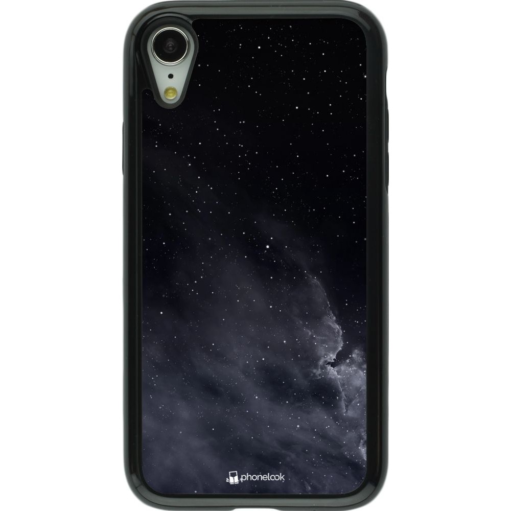 Hülle iPhone XR - Hybrid Armor schwarz Black Sky Clouds