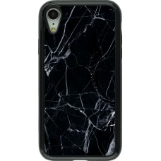 Coque iPhone XR - Hybrid Armor noir Marble Black 01
