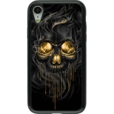Coque iPhone XR - Hybrid Armor noir Skull 02