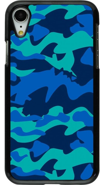 Coque iPhone XR - Camo Blue