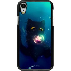 Hülle iPhone XR - Cute Cat Bubble