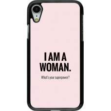 Hülle iPhone XR - I am a woman