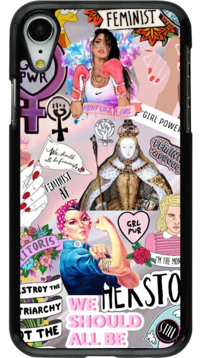 Coque iPhone XR - Girl Power Collage