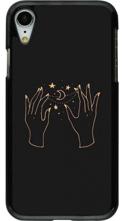 Coque iPhone XR - Grey magic hands