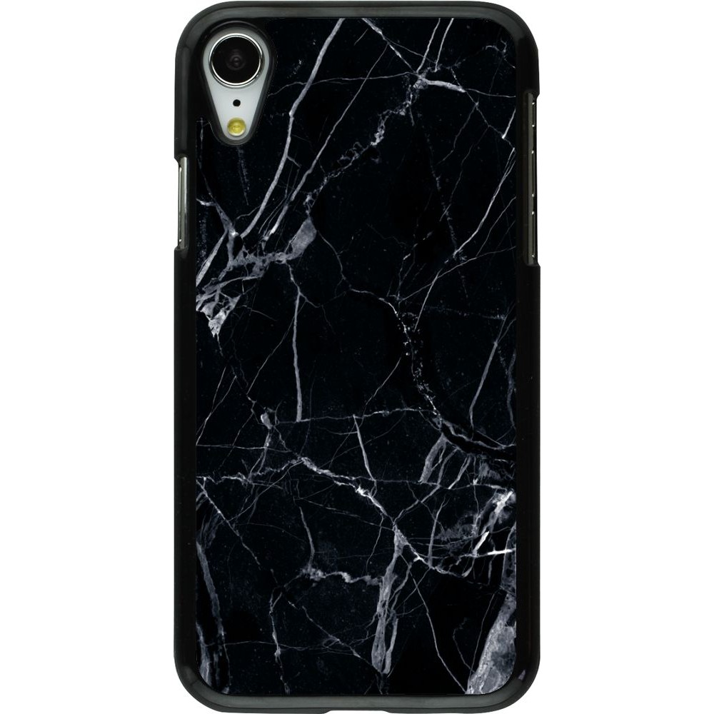 Coque iPhone XR - Marble Black 01