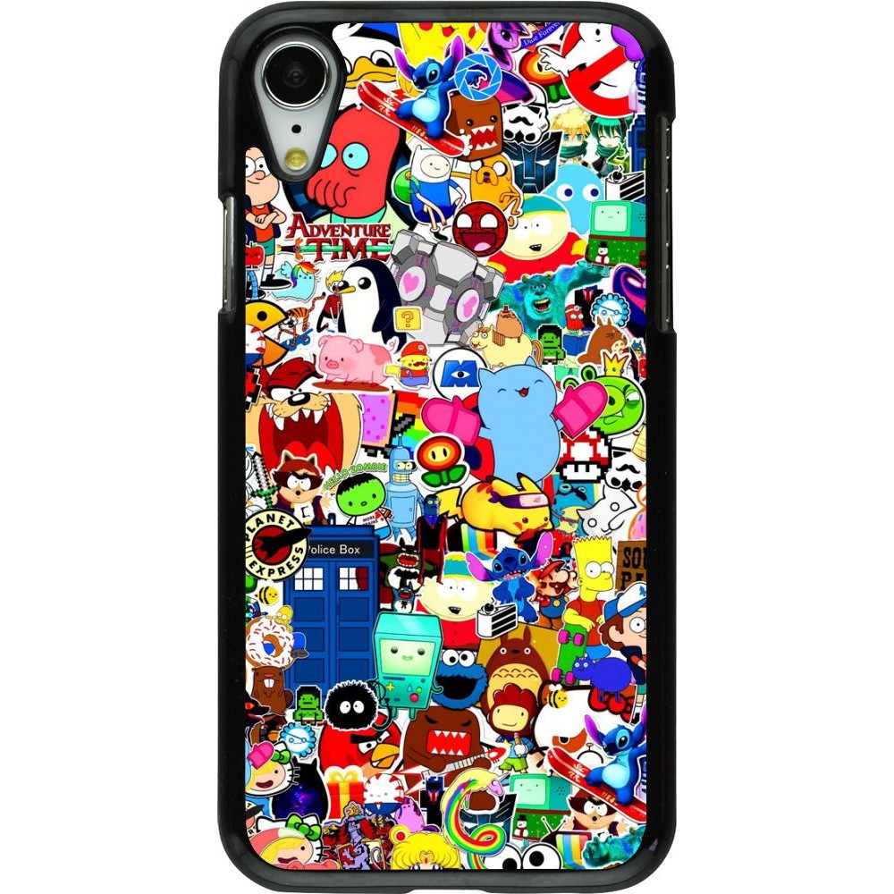 Coque iPhone XR - Mixed cartoons