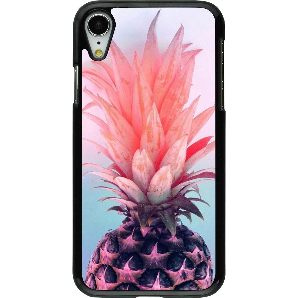 Hülle iPhone XR - Purple Pink Pineapple