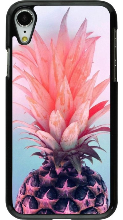 Hülle iPhone XR - Purple Pink Pineapple