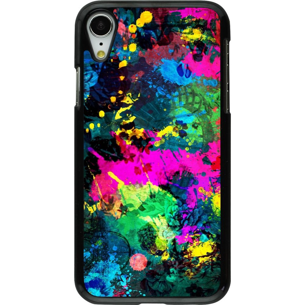 Coque iPhone XR - splash paint