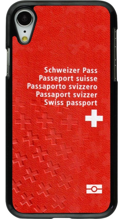 Coque iPhone XR - Swiss Passport