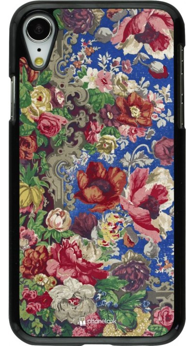 Hülle iPhone XR - Vintage Art Flowers