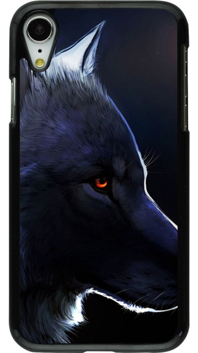 Hülle iPhone XR - Wolf Shape