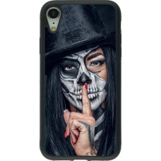 Coque iPhone XR - Silicone rigide noir Halloween 18 19