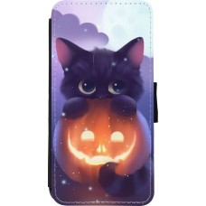 Coque iPhone XR - Wallet noir Halloween 17 15