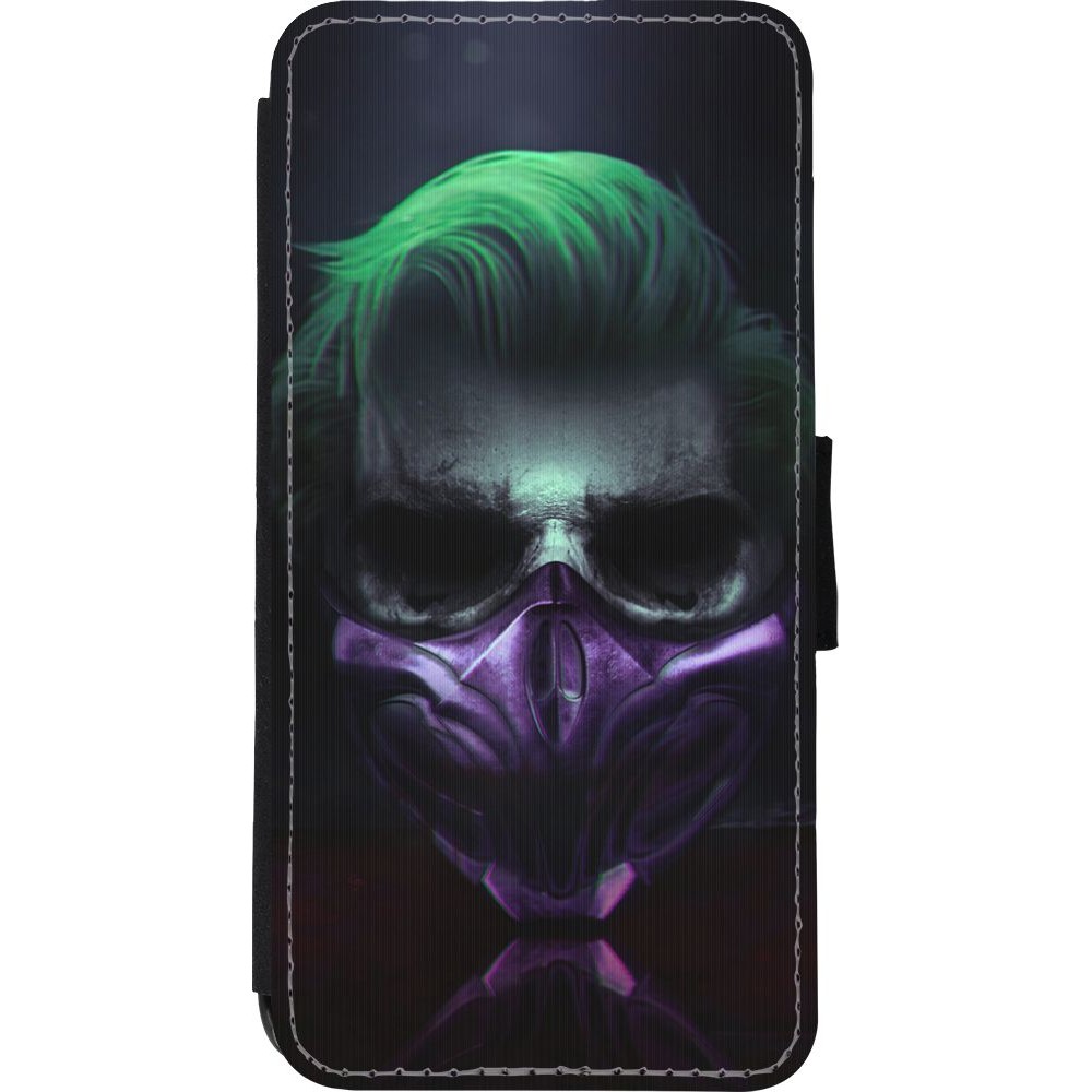 Coque iPhone XR - Wallet noir Halloween 20 21