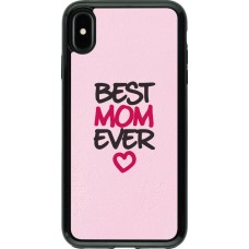 Coque iPhone Xs Max - Hybrid Armor noir Best Mom Ever 2
