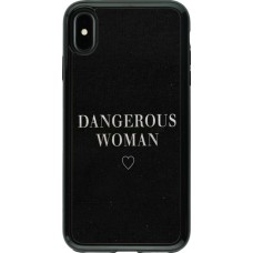 Coque iPhone Xs Max - Hybrid Armor noir Dangerous woman
