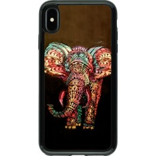 Hülle iPhone Xs Max - Hybrid Armor schwarz Elephant 02