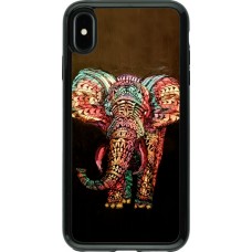 Coque iPhone Xs Max - Hybrid Armor noir Elephant 02