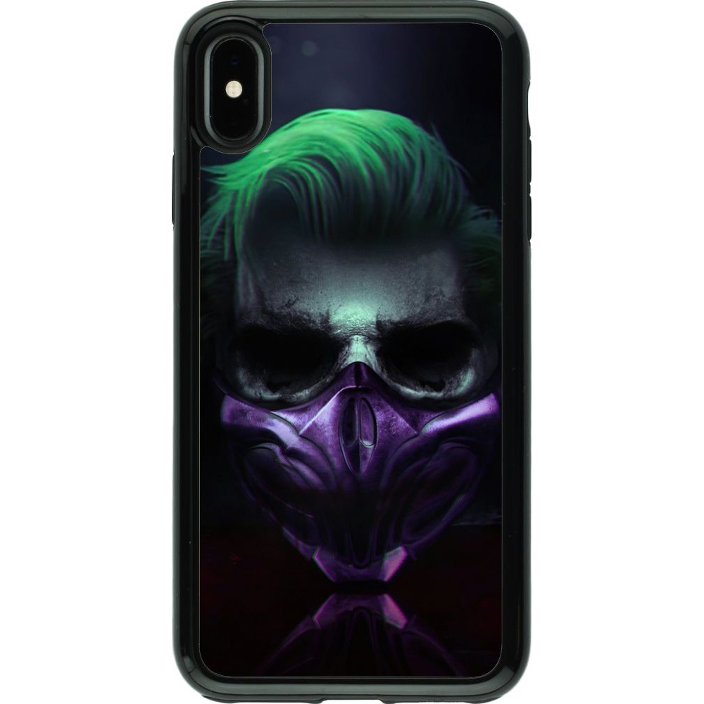 Hülle iPhone Xs Max - Hybrid Armor schwarz Halloween 20 21